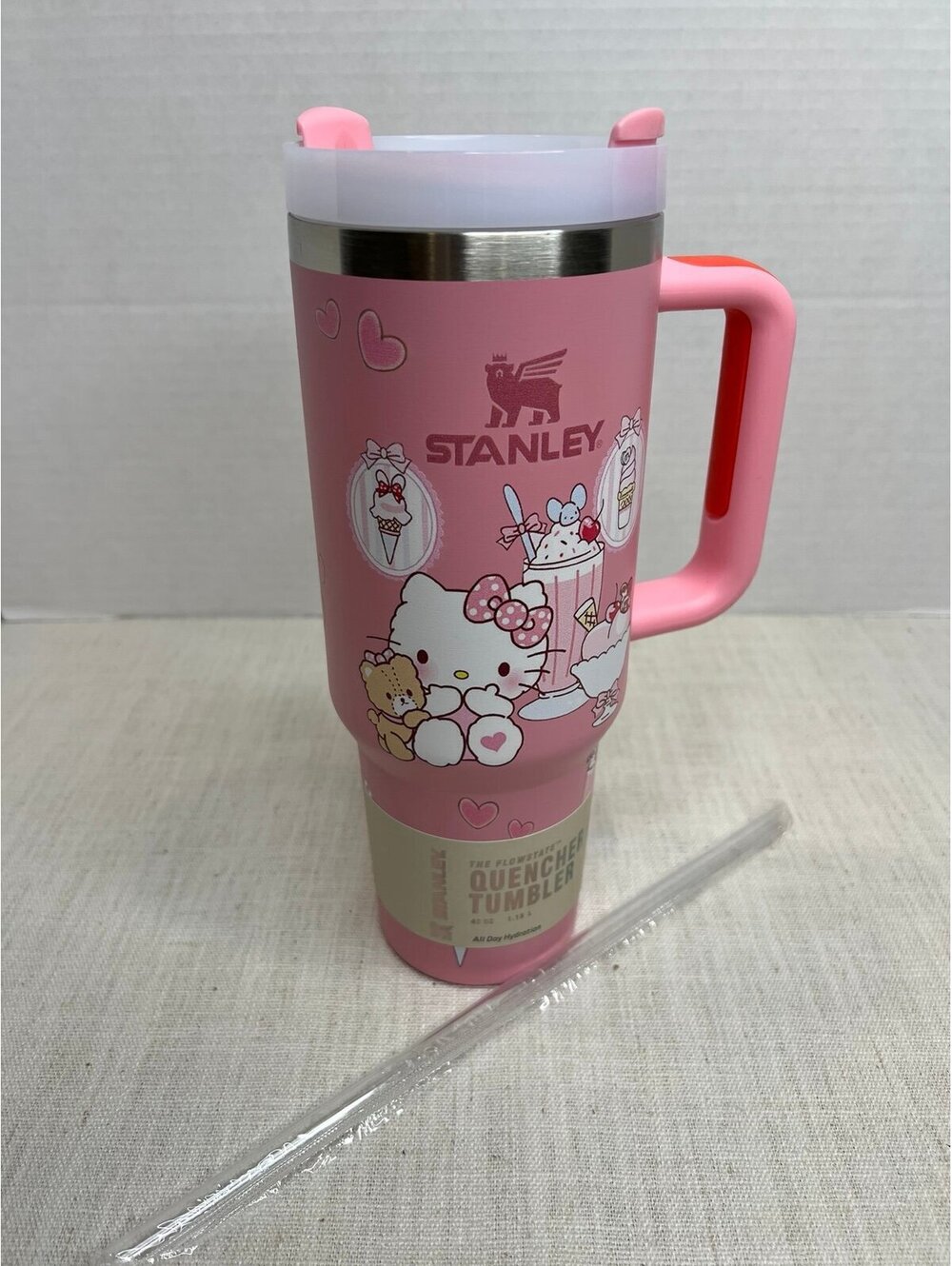 Stanley Quencher Tumbler with Straw